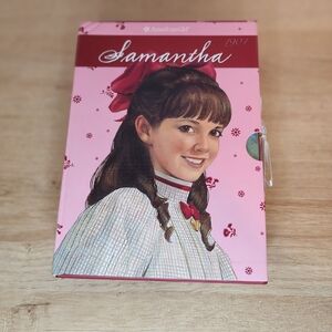 American Girl Samantha Doll Book - Pink and Red